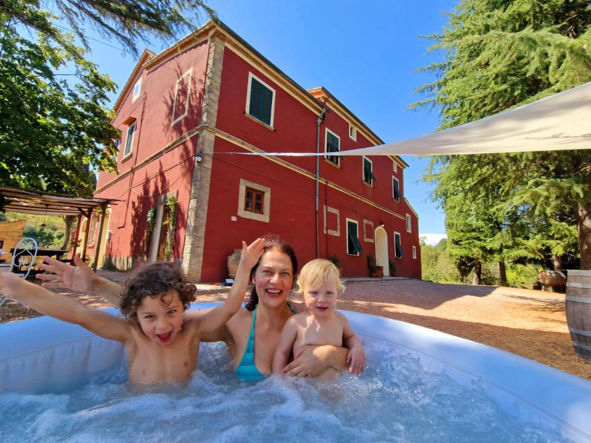 Piccola Casa Toscana Con Giardino Con Vista Mozzafiato Podere Cordicella Eksteriør billede